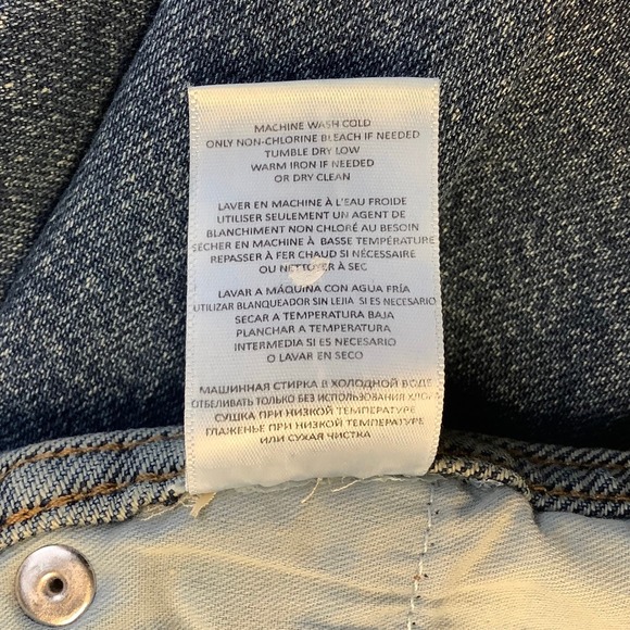 NEW! RE/DONE Size 30 90s High Rise Loose Distressed Jeans Denim $295 msrp I8-7 - Picture 10 of 10